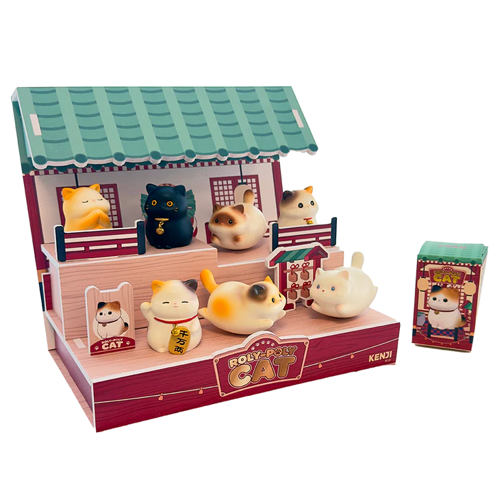 Tomi Roly-poly Cat Figurine