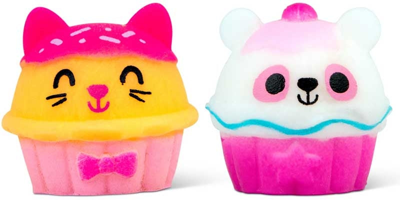 Scrunchems Squishy Buddies Cupcake Keyring Assorted