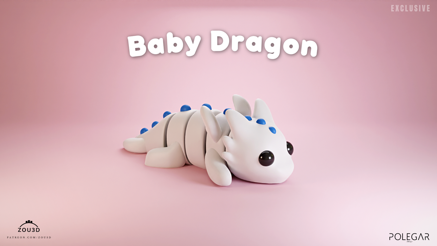 Baby Snow Dragon