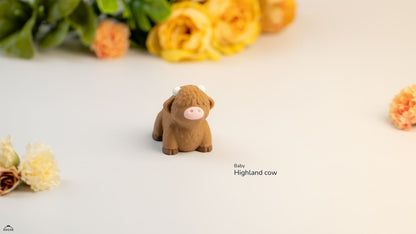 Tiny Highland Cow