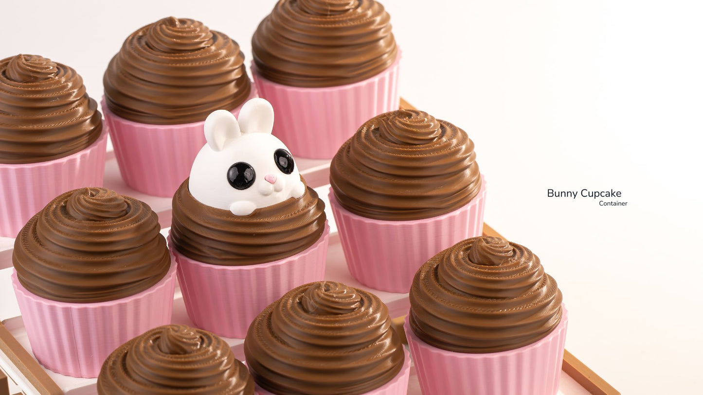 Bunny Cupcake Container
