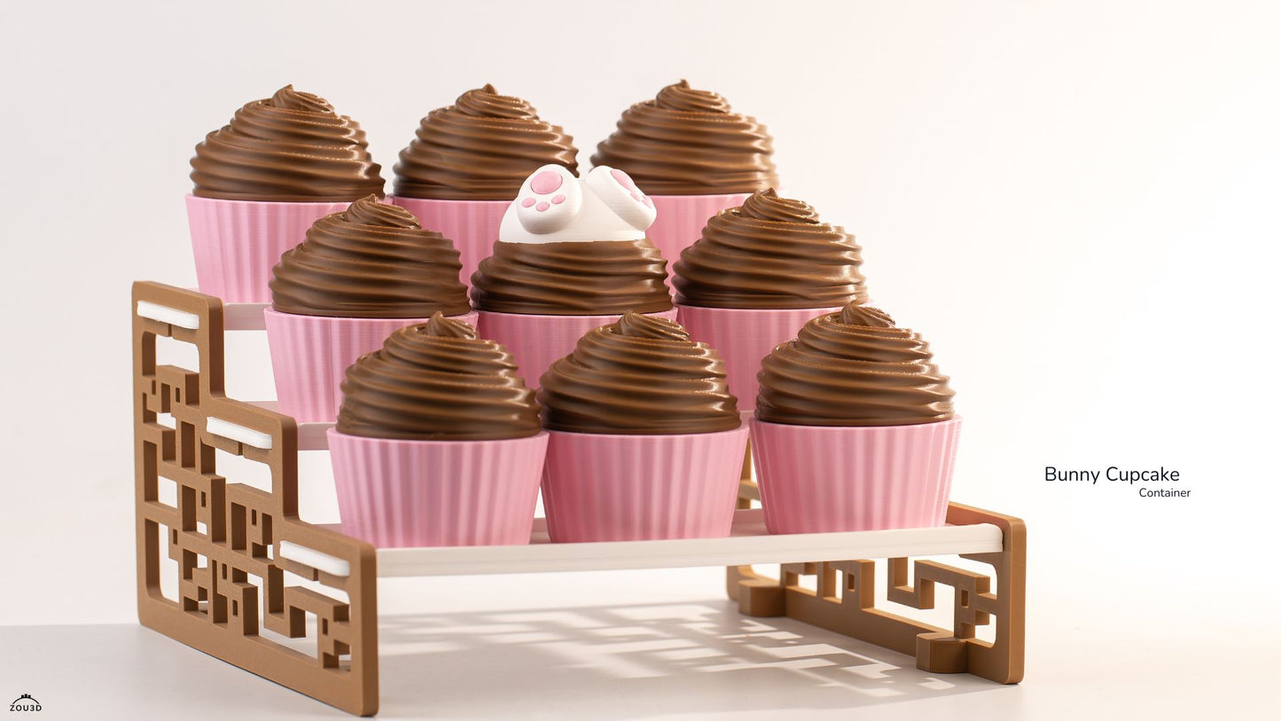 Bunny Cupcake Container