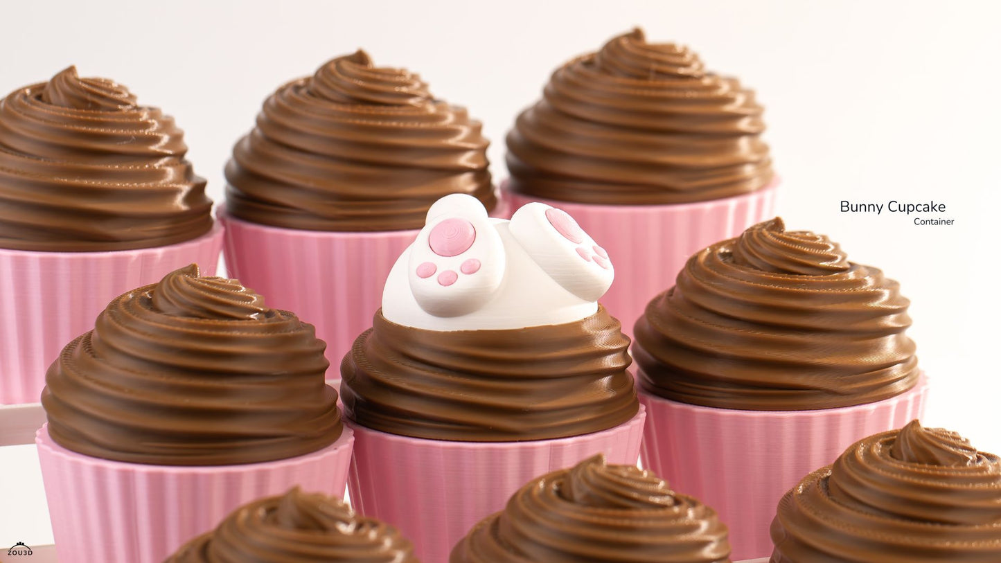Bunny Cupcake Container