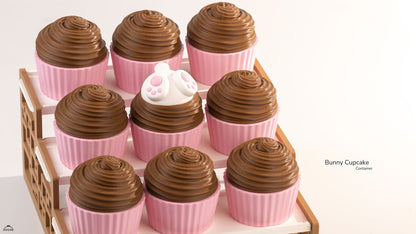 Bunny Cupcake Container
