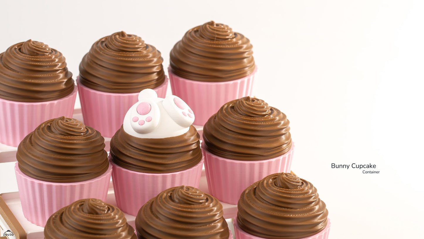 Bunny Cupcake Container