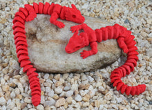 Long Red Articulated Dragon