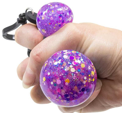Scrunchems Fusion Squish Ball Keychain Assorted